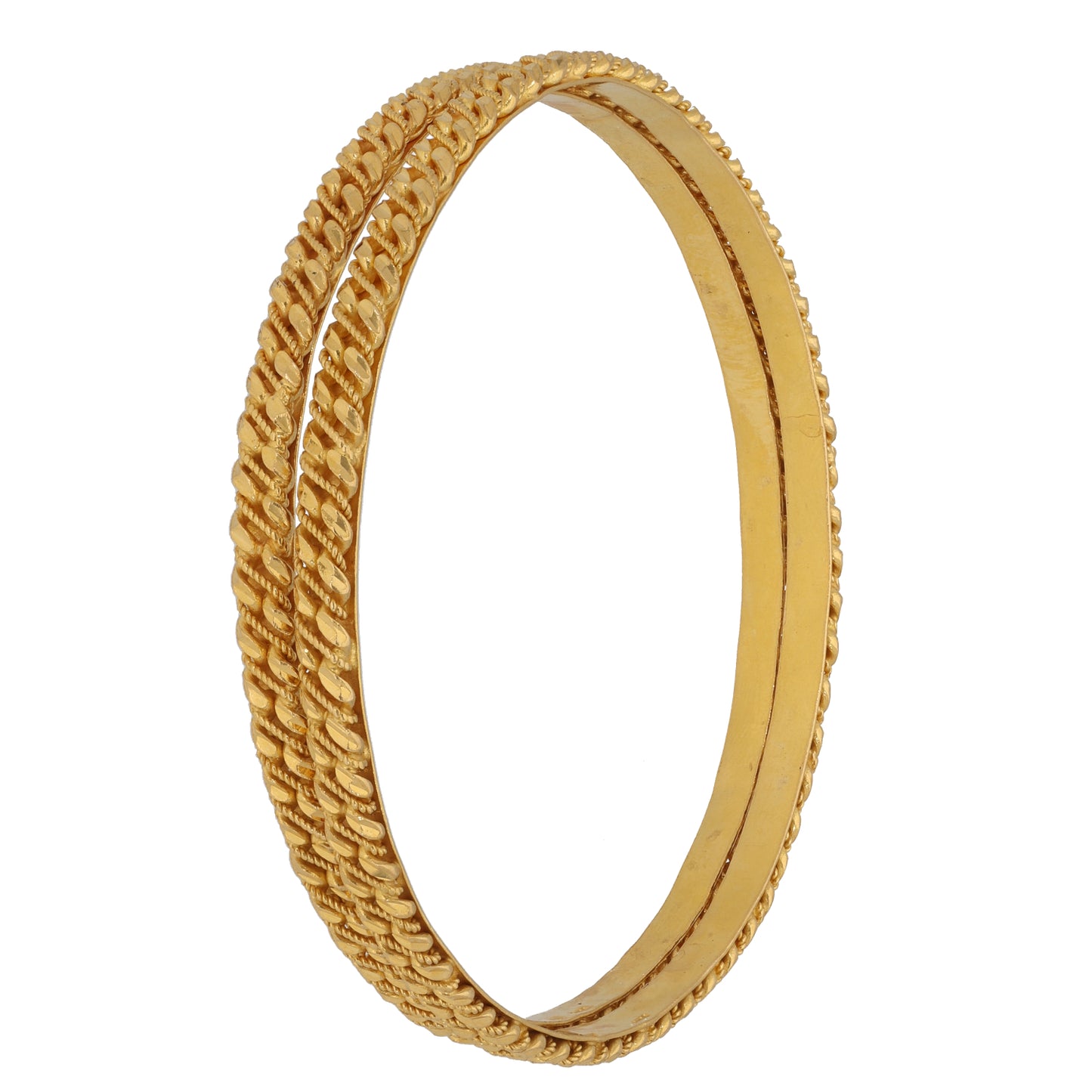 22ct Gold Set of 2 Bangles