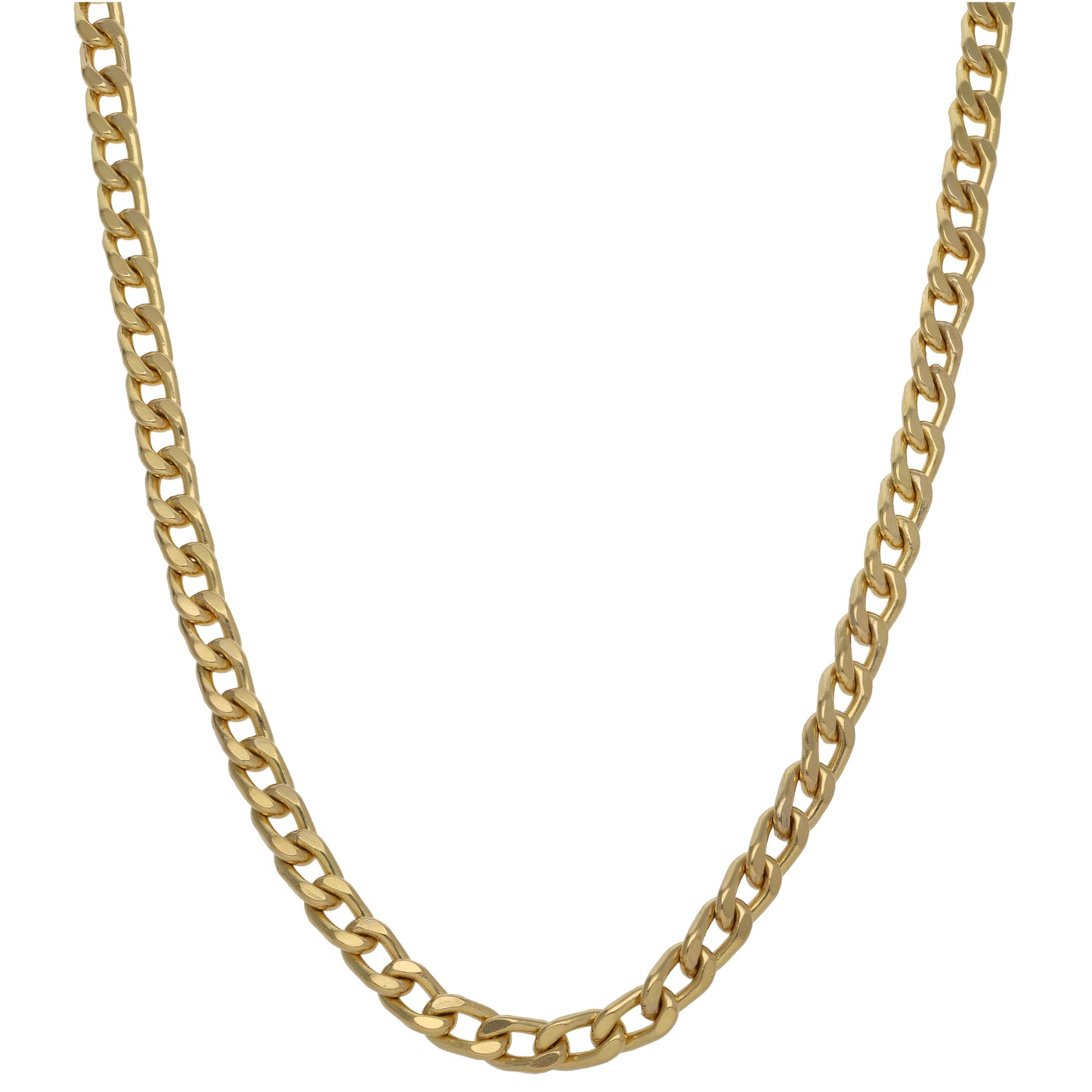 14ct Gold Curb Chain 22"