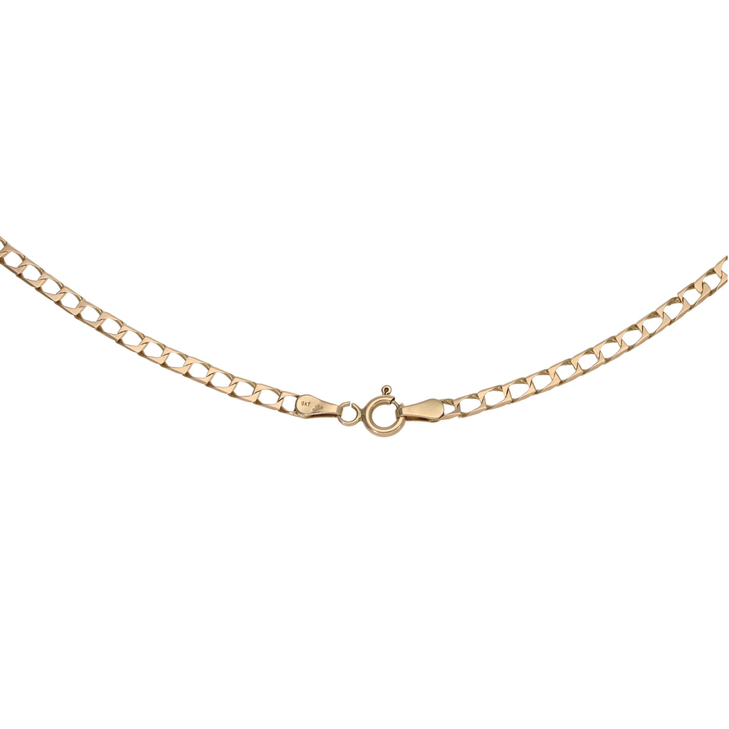 9ct Gold Curb Chain 20"