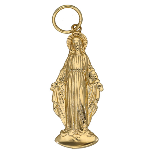 9ct Gold Mary Pendant