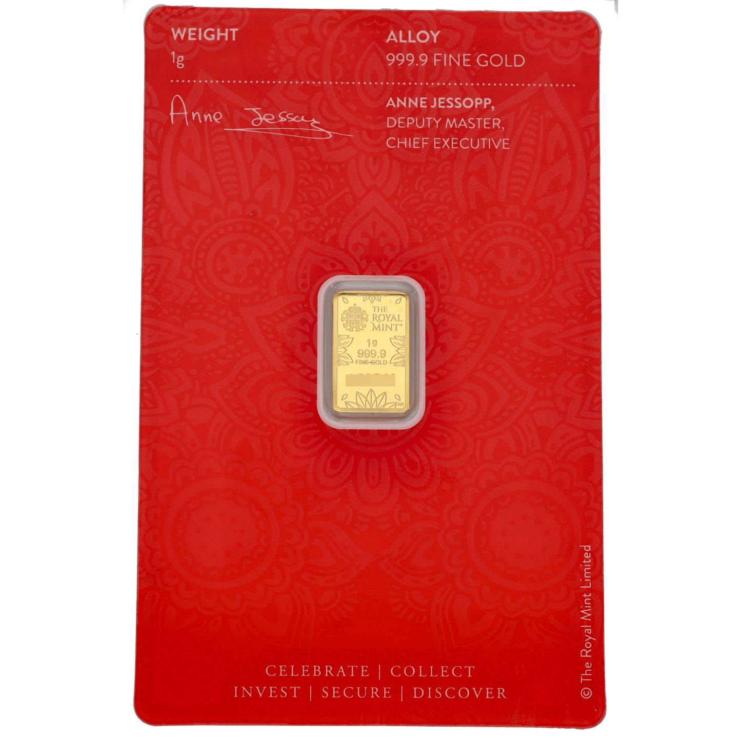24ct 1g Gold Bar