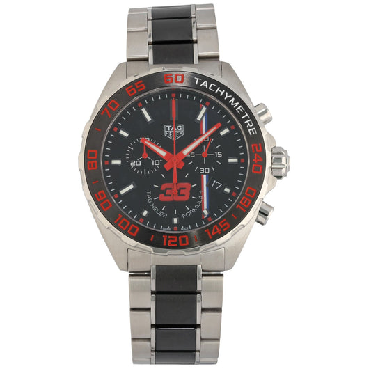 Tag Heuer Formula 1 Max Verstappen CAZ101U 43mm Stainless Steel Watch