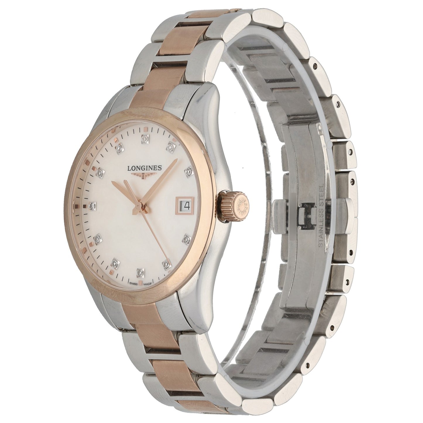 Longines Conquest Classic L2.386.3 34mm Bi-Colour Watch