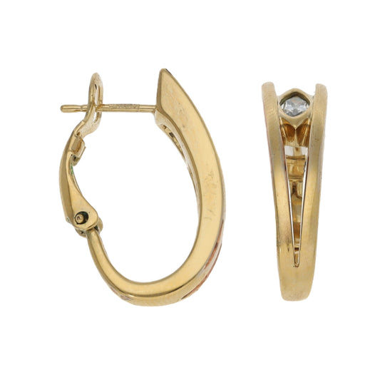 14ct Gold Imitation Clip On Earrings