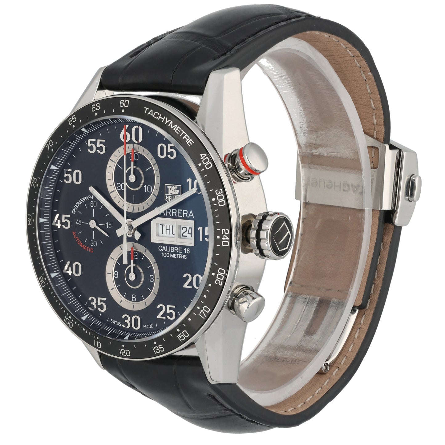 Tag Heuer Carrera CV2A10 44mm Stainless Steel Watch