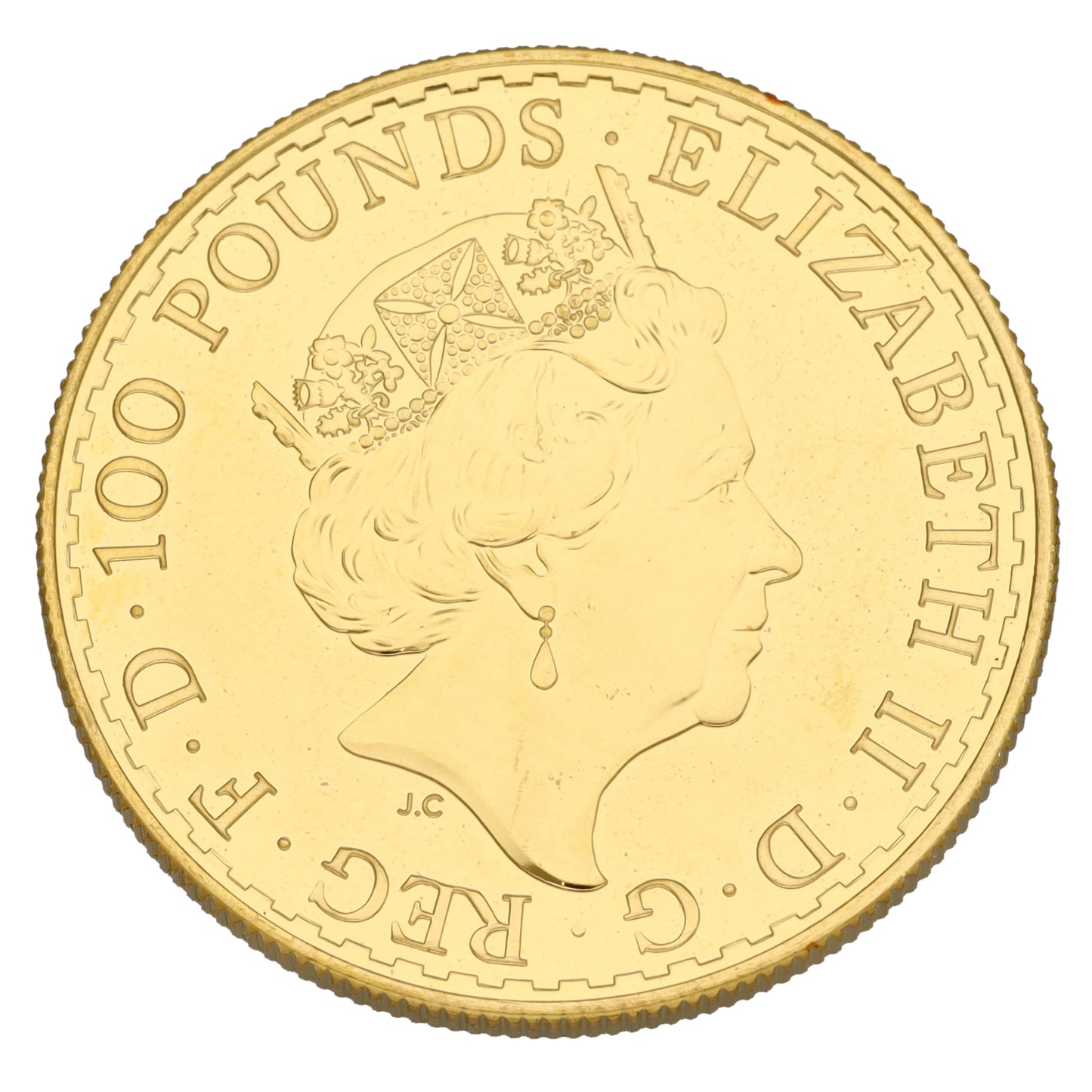 24ct Gold Queen Elizabeth II 1 OZ Britannia Coin 2017