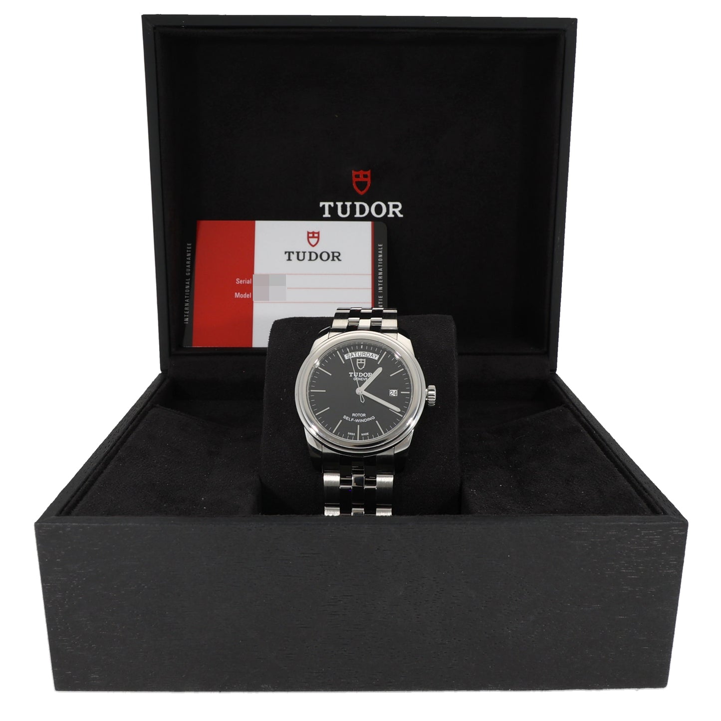 Tudor Glamour Date 56000 39mm Stainless Steel Watch