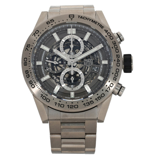 Tag Heuer Carrera CAR2A8A 43mm Titanium Watch