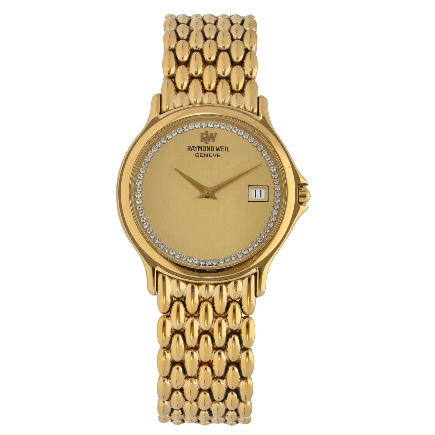 Raymond Weil Chorus 5568 34mm Gold Plated Watch