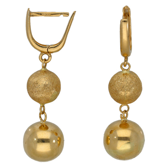 14ct Gold Drop Earrings