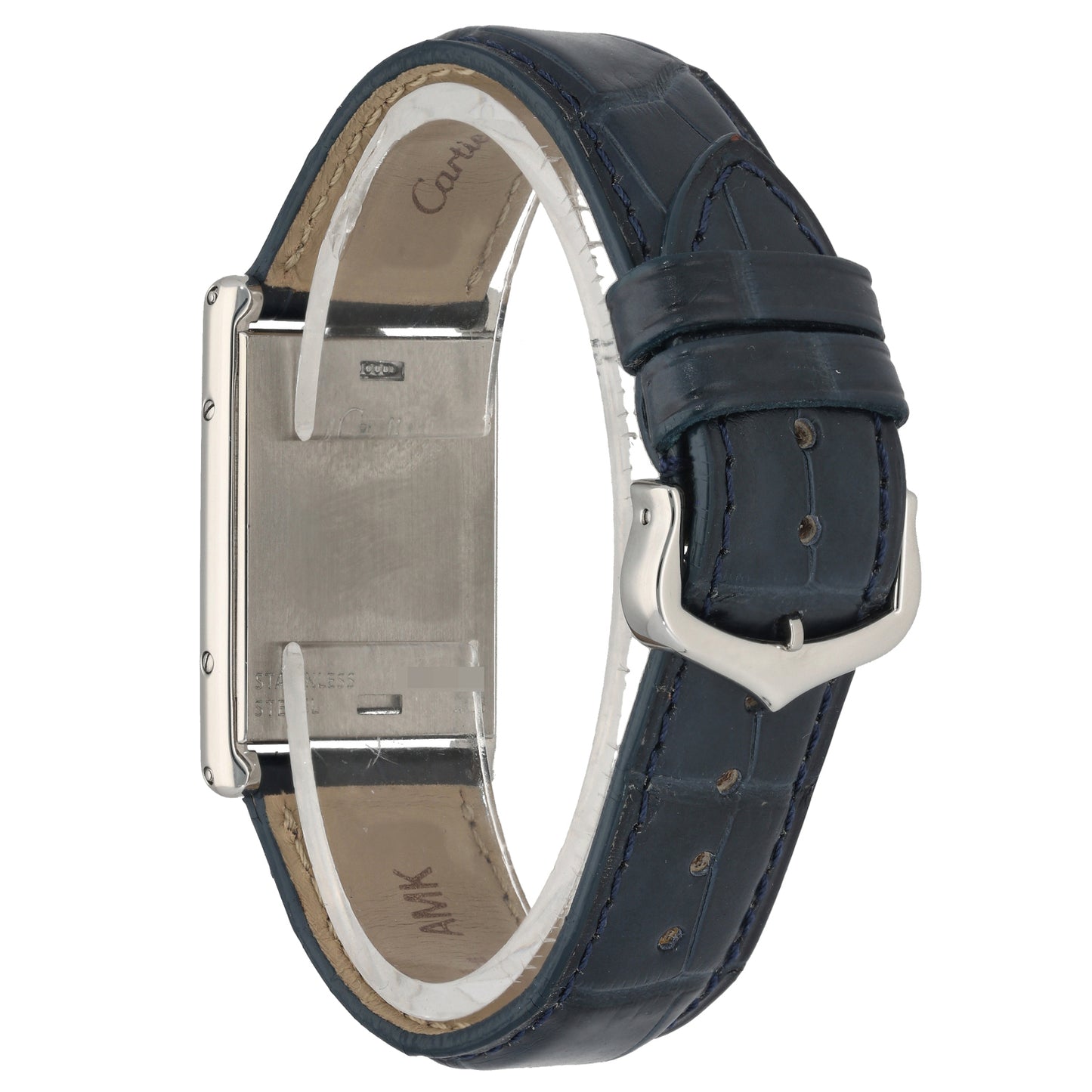 Cartier Tank Basculante W1011258 23mm Stainless Steel Watch