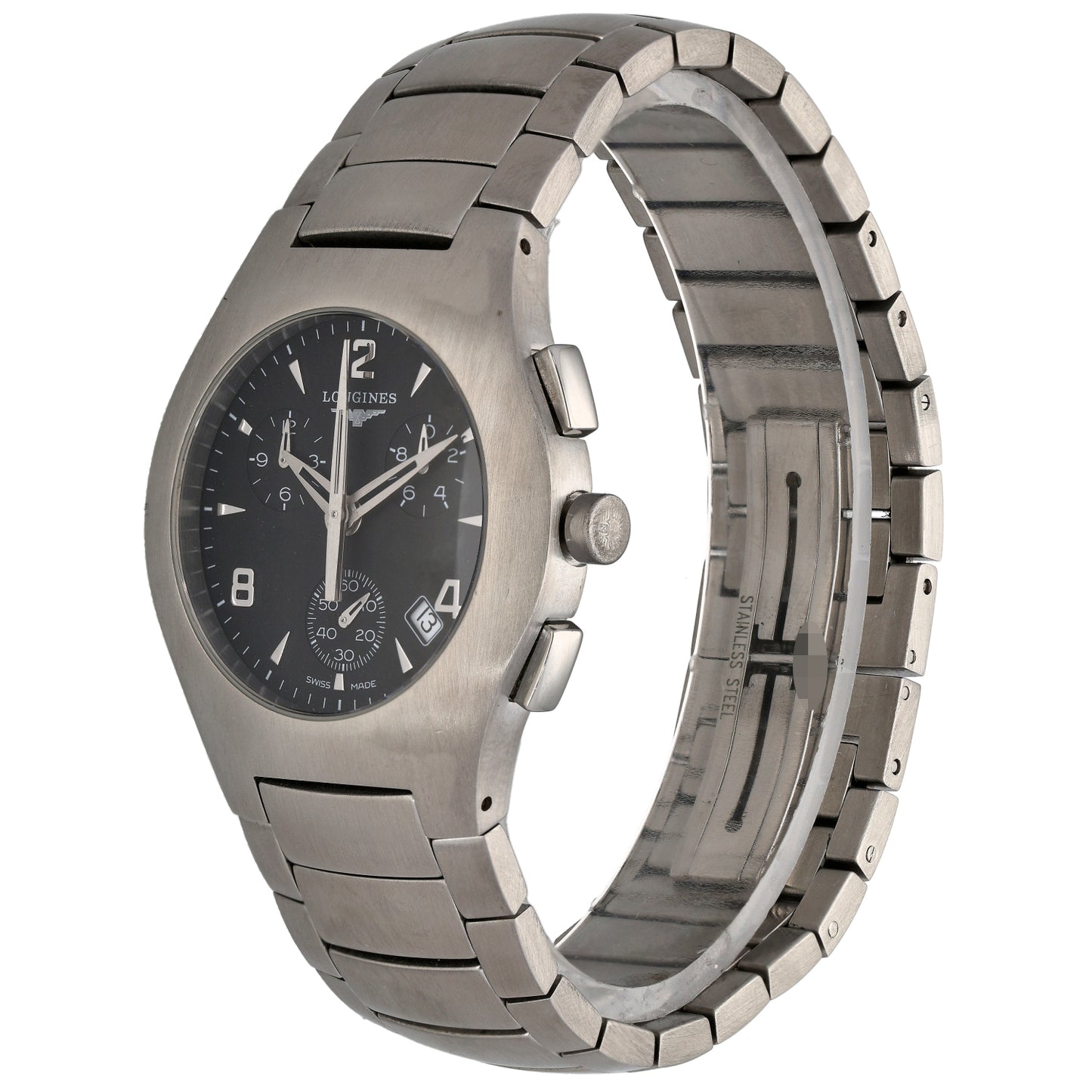 Longines Oposition L3.618.4 38mm Stainless Steel Watch