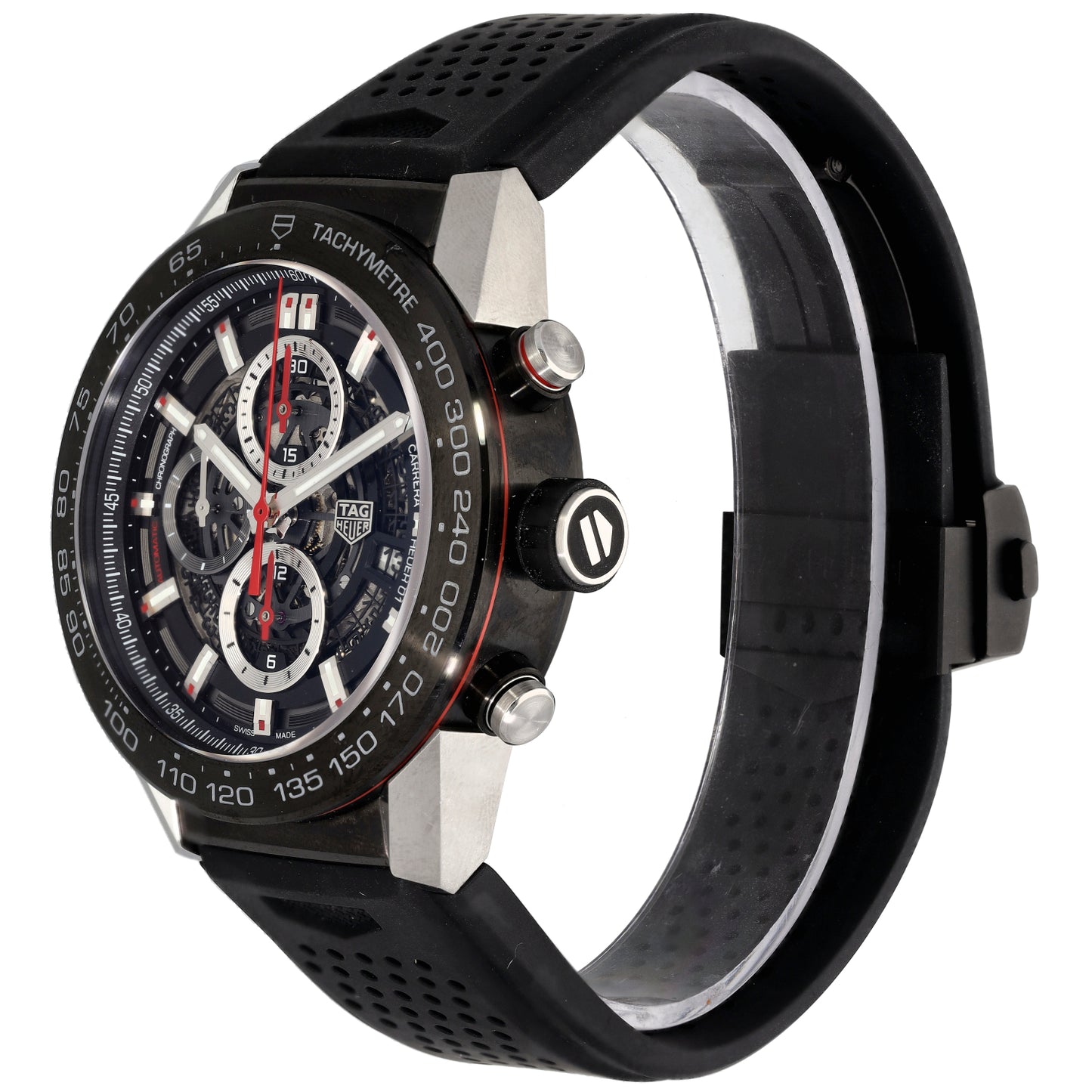 Tag Heuer Carrera CAR2A1Z 45mm PVD Stainless Steel Watch