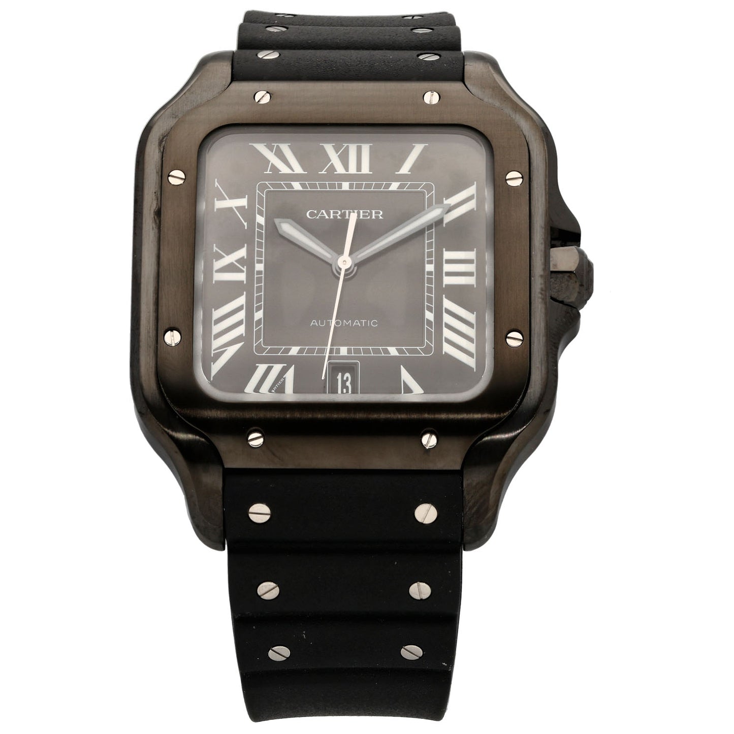 Cartier Santos De Cartier WSSA0039 40mm DLC Stainless Steel Watch