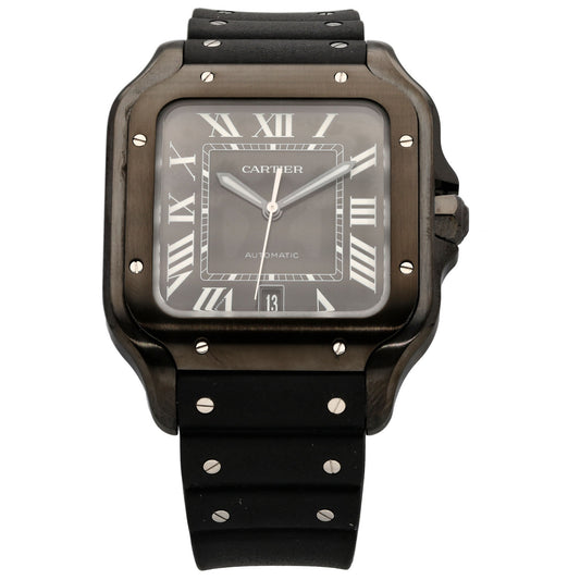 Cartier Santos De Cartier WSSA0039 40mm DLC Stainless Steel Watch