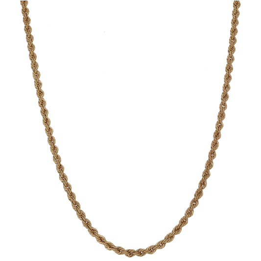 9ct Gold Rope Chain 18"