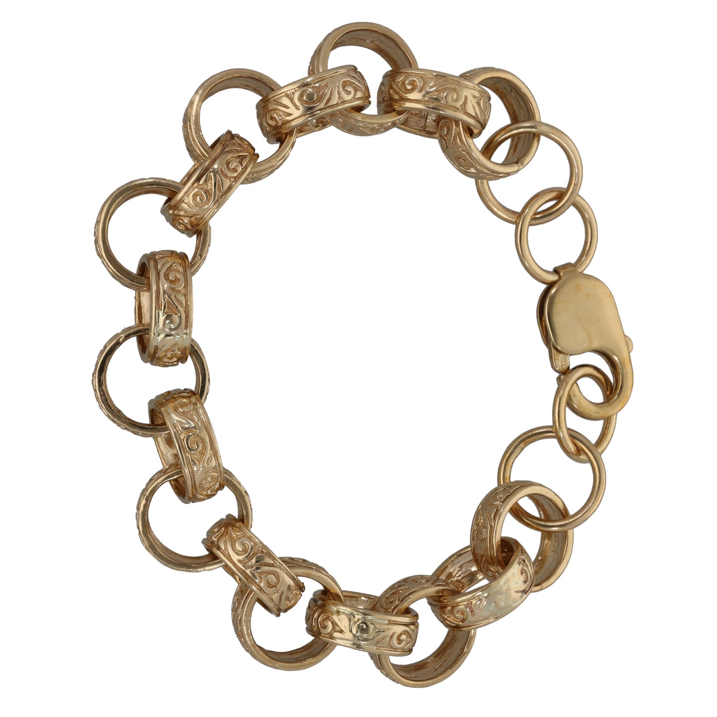 9ct Gold Belcher Bracelet