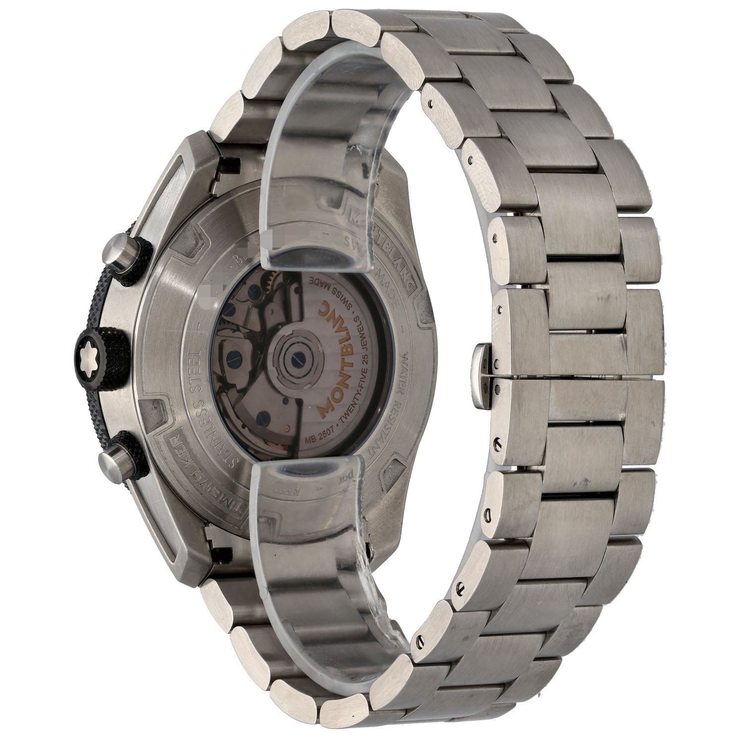 Montblanc Timewalker 7424 44mm Stainless Steel Watch | H&T