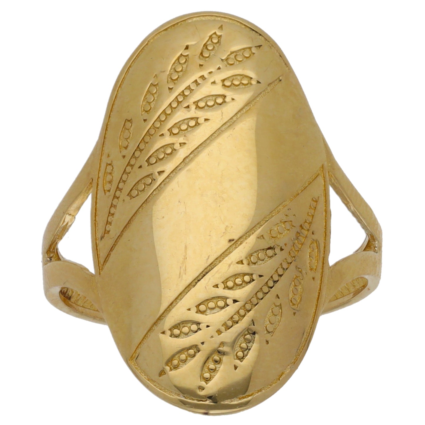 14ct Gold Alternative Ring Size O