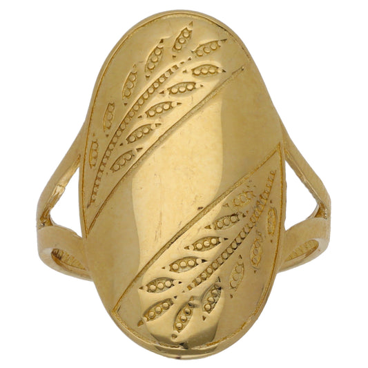 14ct Gold Alternative Ring Size O