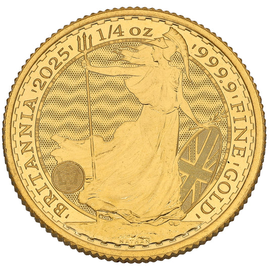 24ct Gold King Charles III 1/4 OZ Britannia Coin 2025