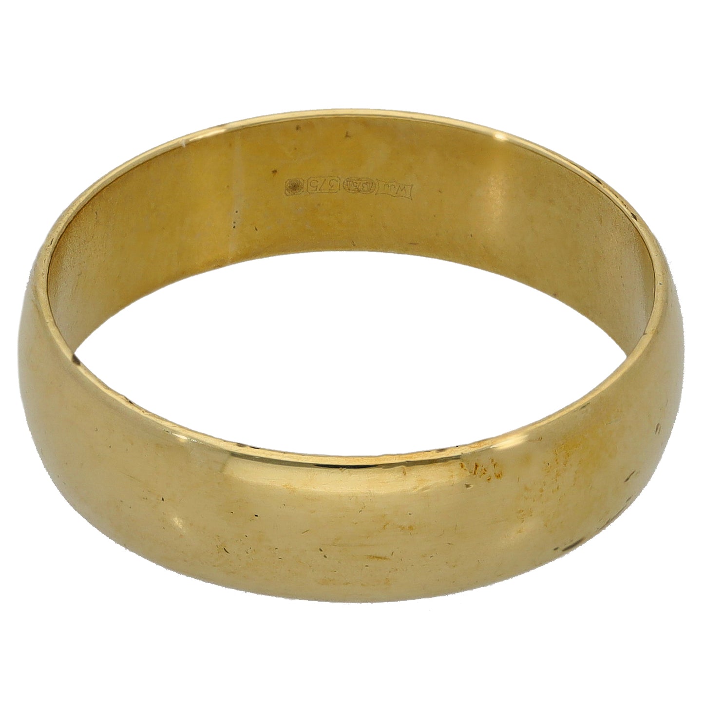 9ct Gold Plain Wedding Ring Size V