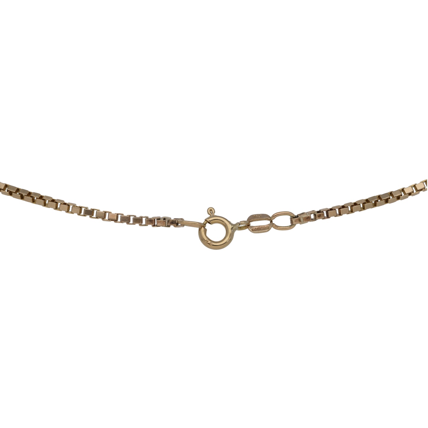 9ct Gold Box Chain 16"