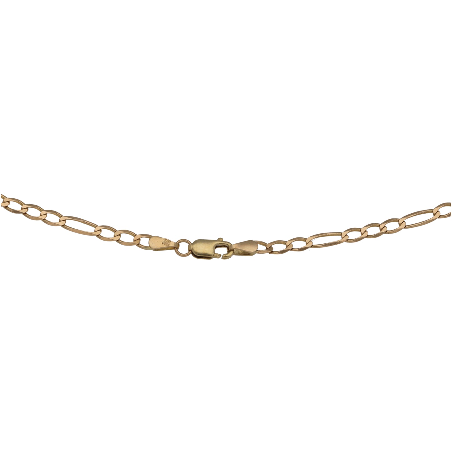 9ct Gold Figaro Chain 24"