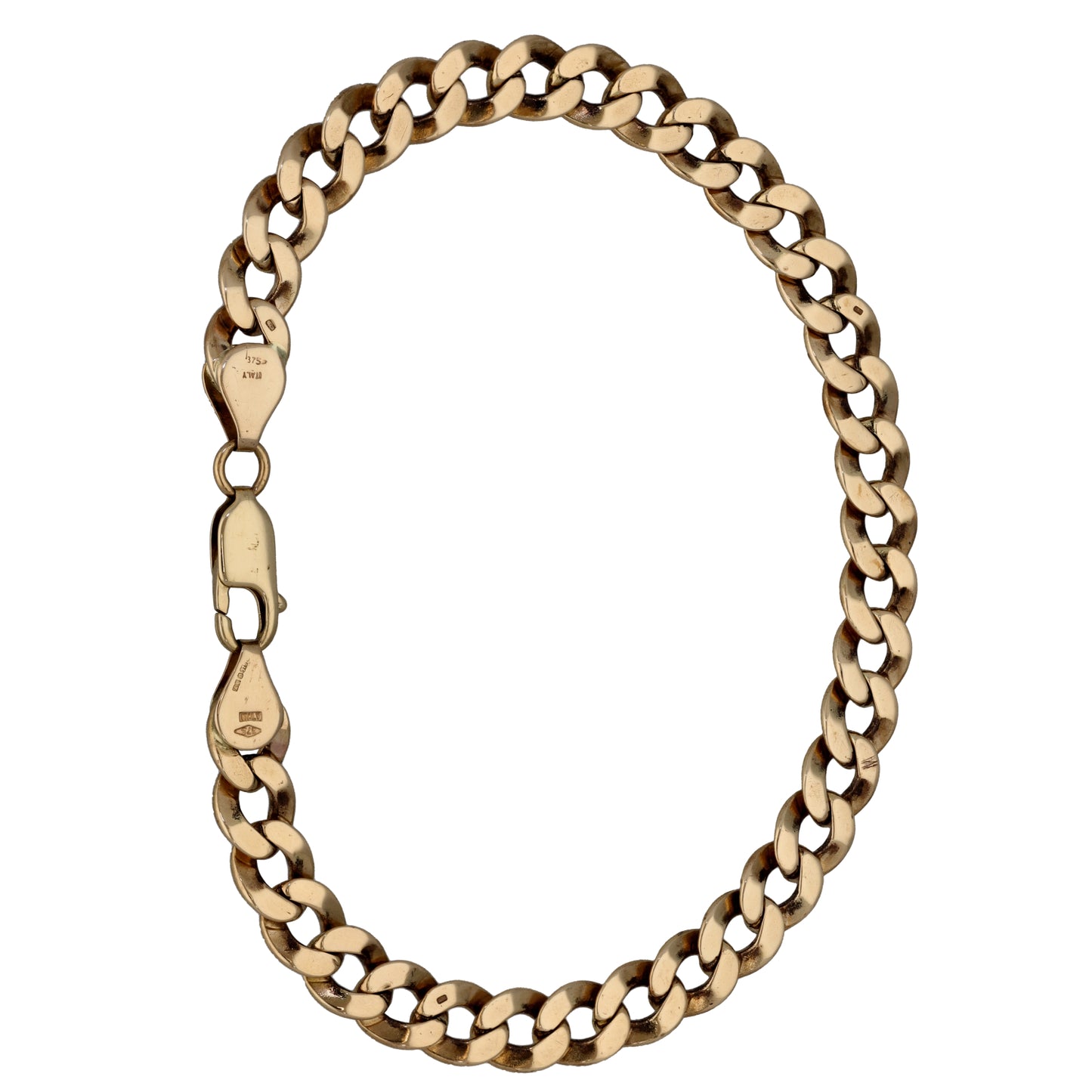 9ct Gold Curb Bracelet