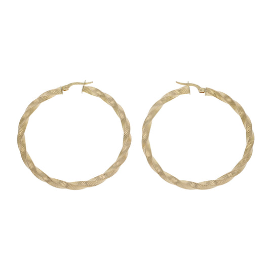 9ct Gold Hoop Earrings