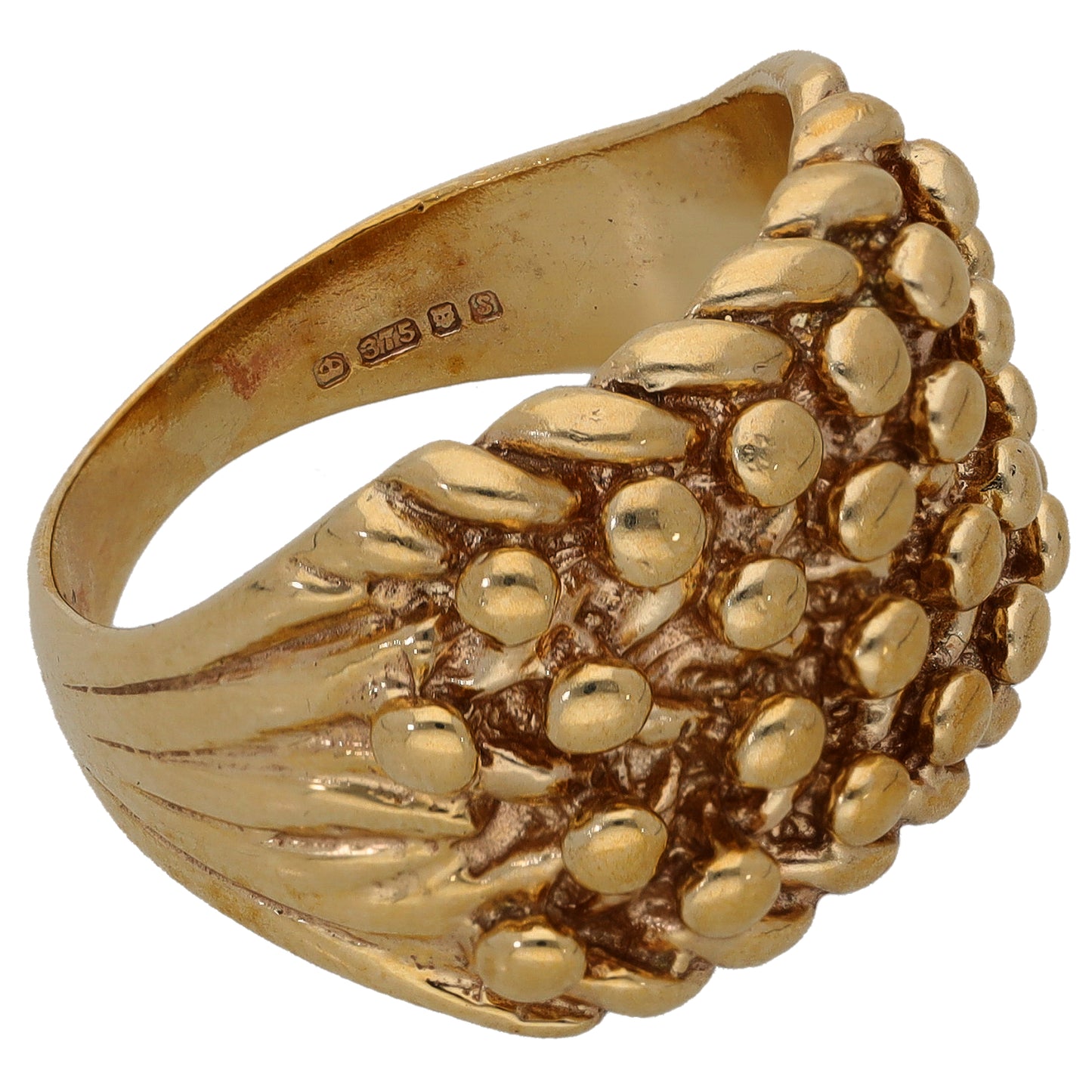 9ct Gold Keeper Ring Size P