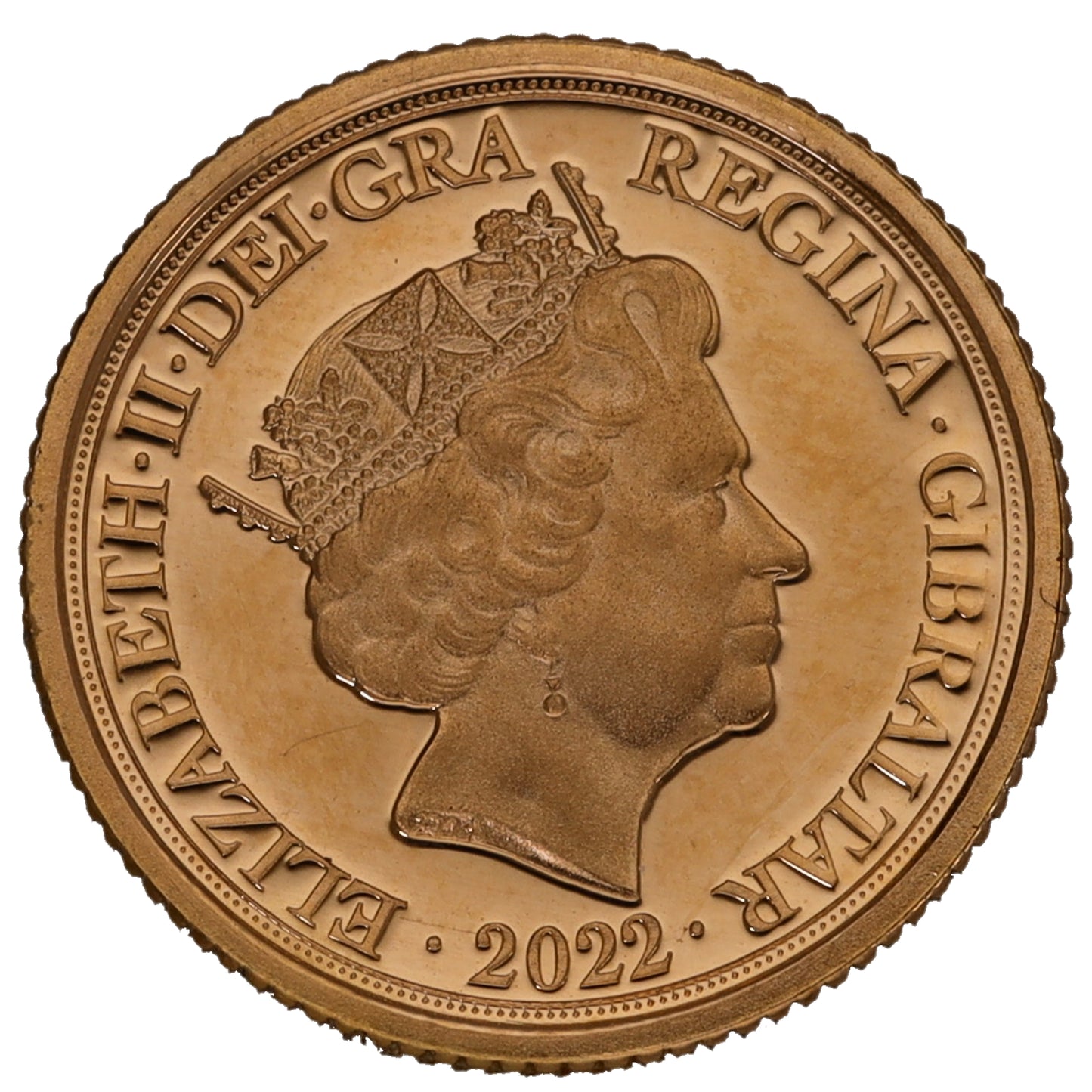 22ct Gold The Right To Live In Peace Quarter Sovereign Coin 2022