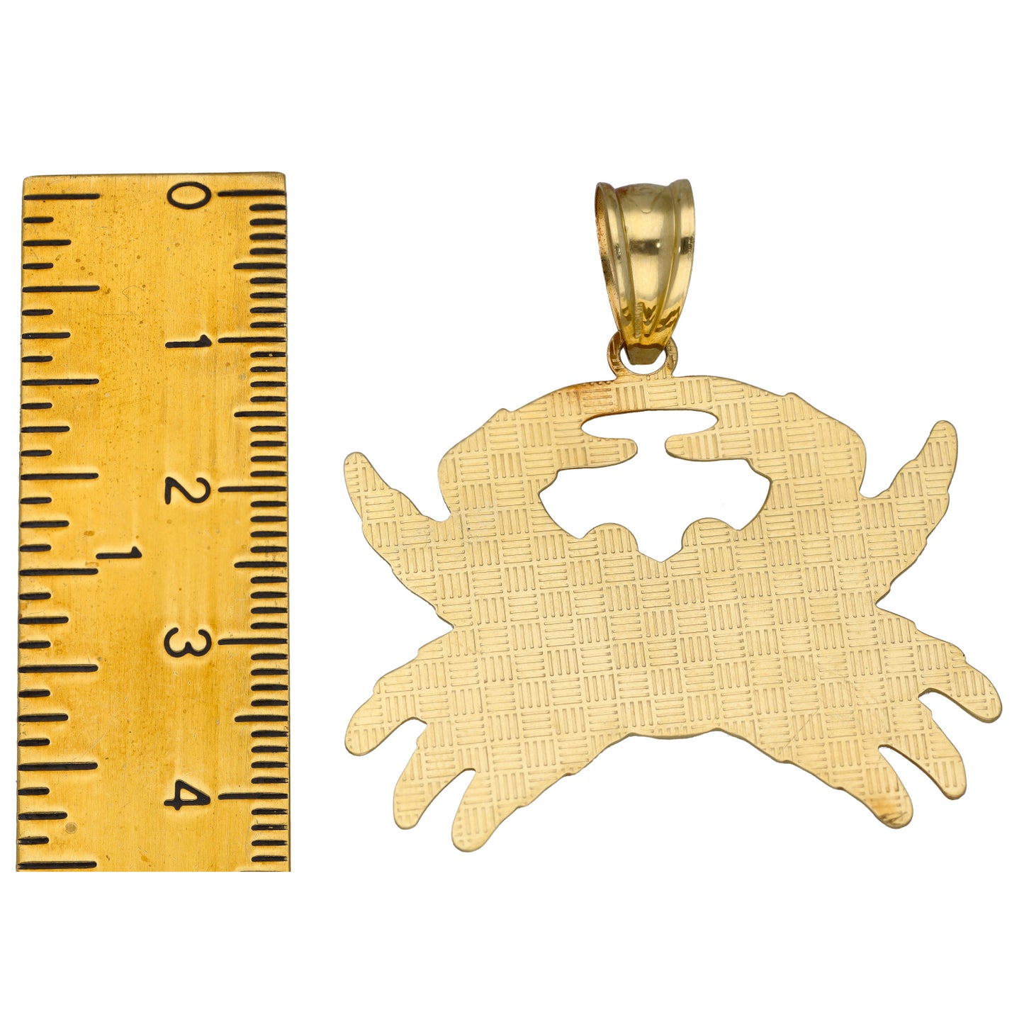 14ct Bicolour Gold Crab Pendant
