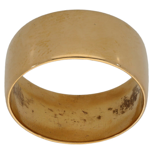9ct Gold Plain Wedding Ring Size R