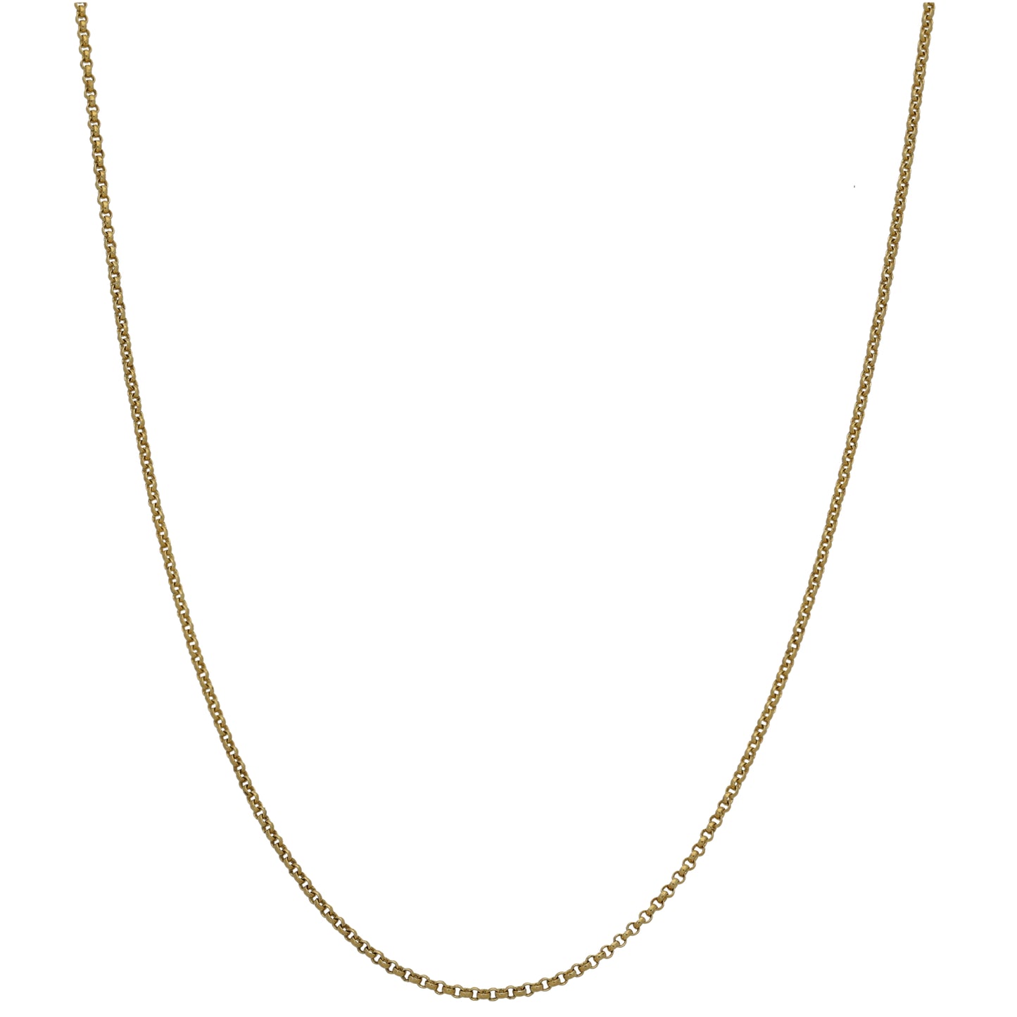 9ct Gold Belcher Chain 22"