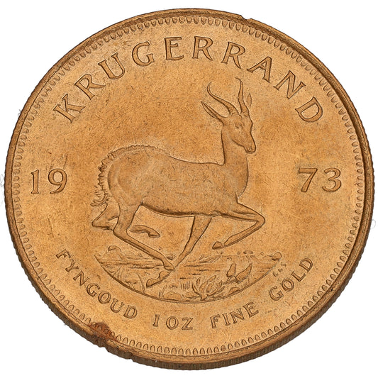 22ct Gold 1 OZ Krugerrand Coin 1973