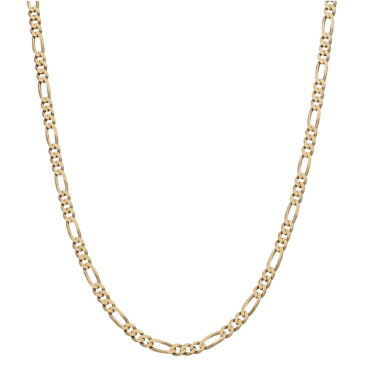 9ct Gold Figaro Chain 20"