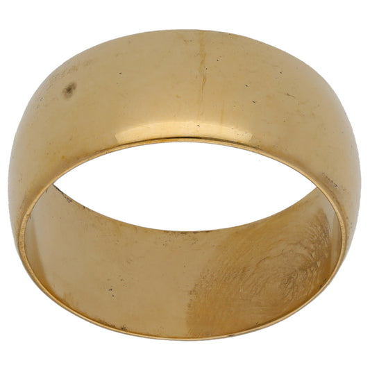 9ct Gold Plain Wedding Ring Size U