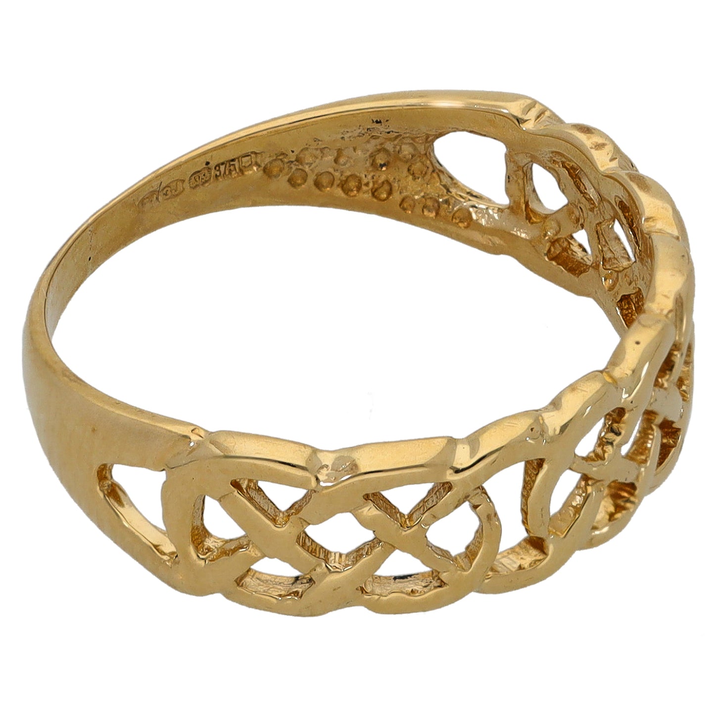 9ct Gold Alternative Ring Size O