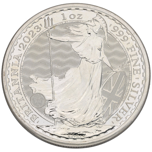 Fine Silver Queen Elizabeth II 1 OZ Britannia Coin 2023