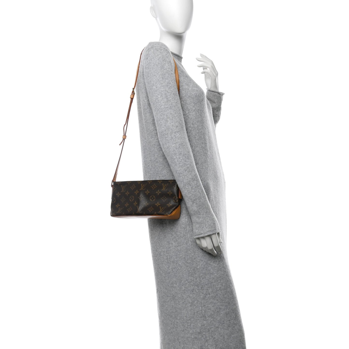 Louis Vuitton Trotteur Monogram Coated Canvas Bag - Brown