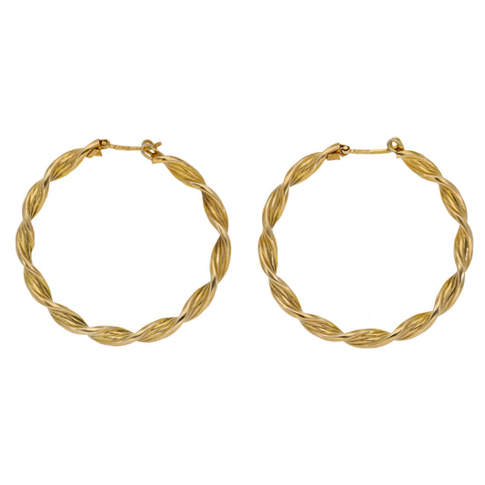 9ct Gold Hoop Earrings