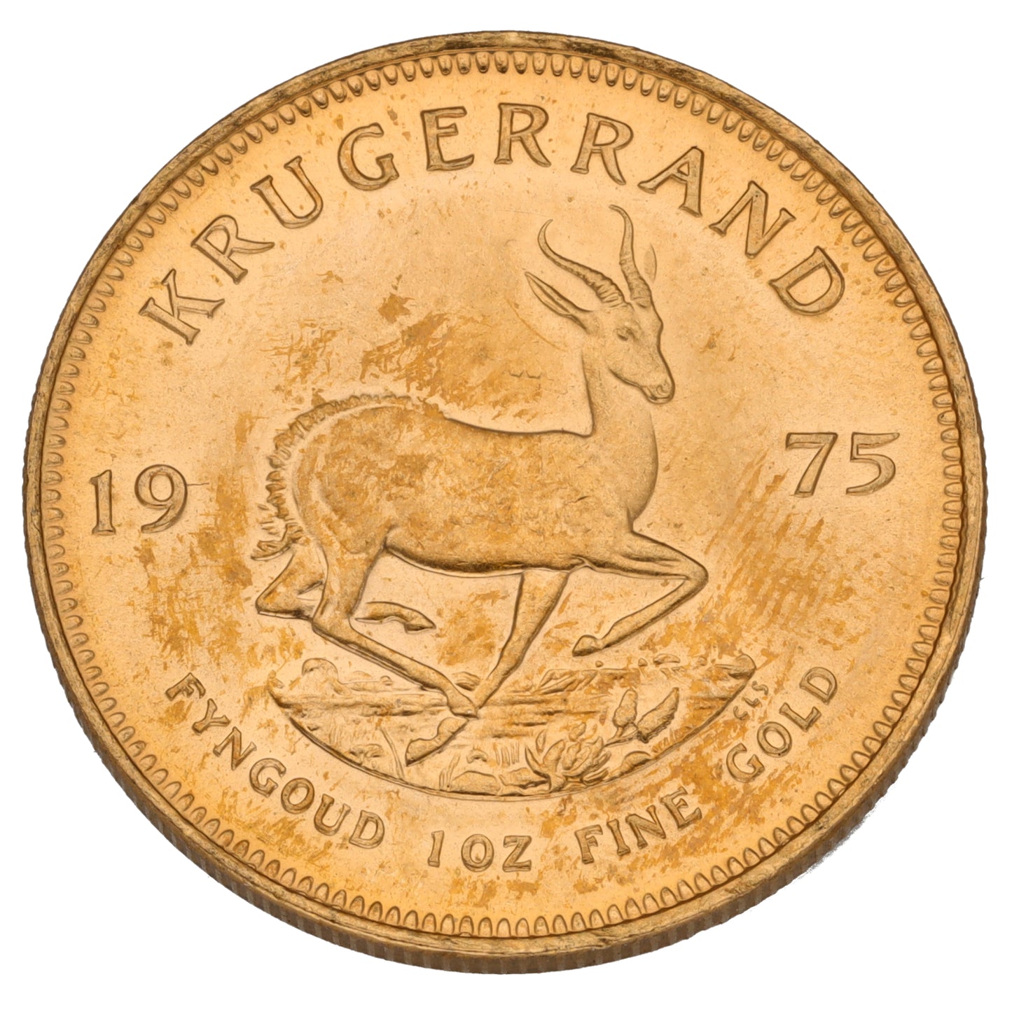22ct Gold 1 OZ Krugerrand Coin 1975