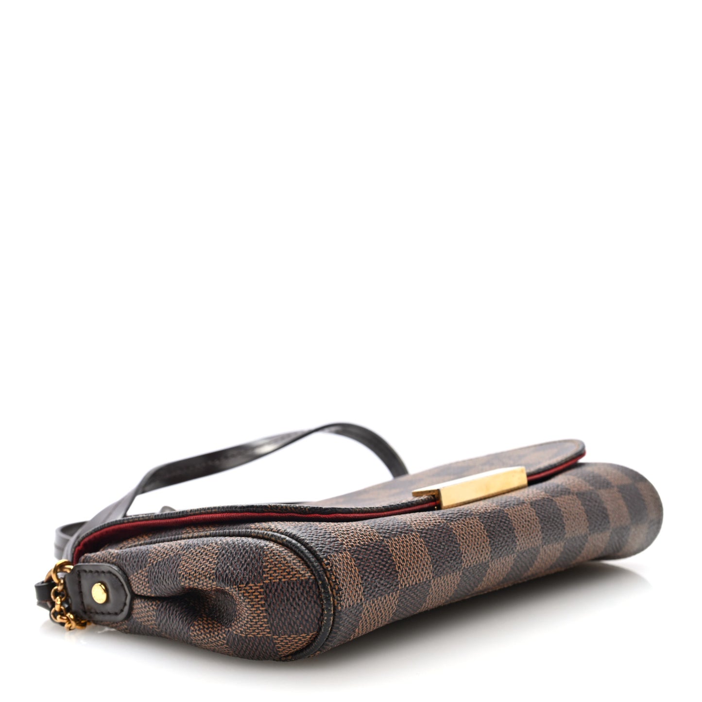 Louis Vuitton Favourite MM Damier Ebene Coated Canvas Bag - Brown