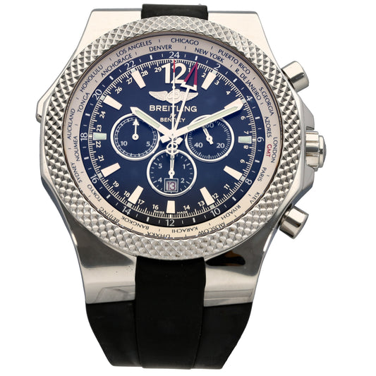 Breitling Bentley GMT A47362 49mm Stainless Steel Watch