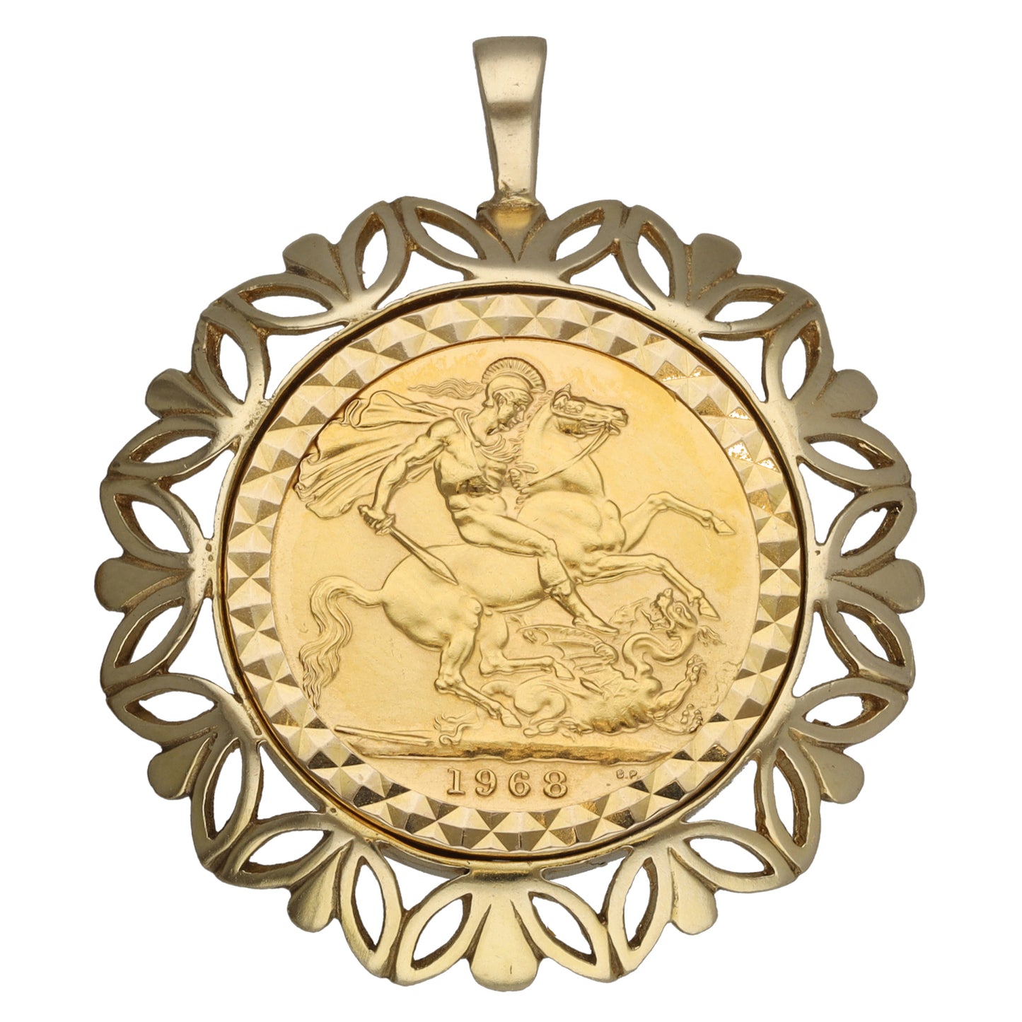 9ct Gold Coin Pendant