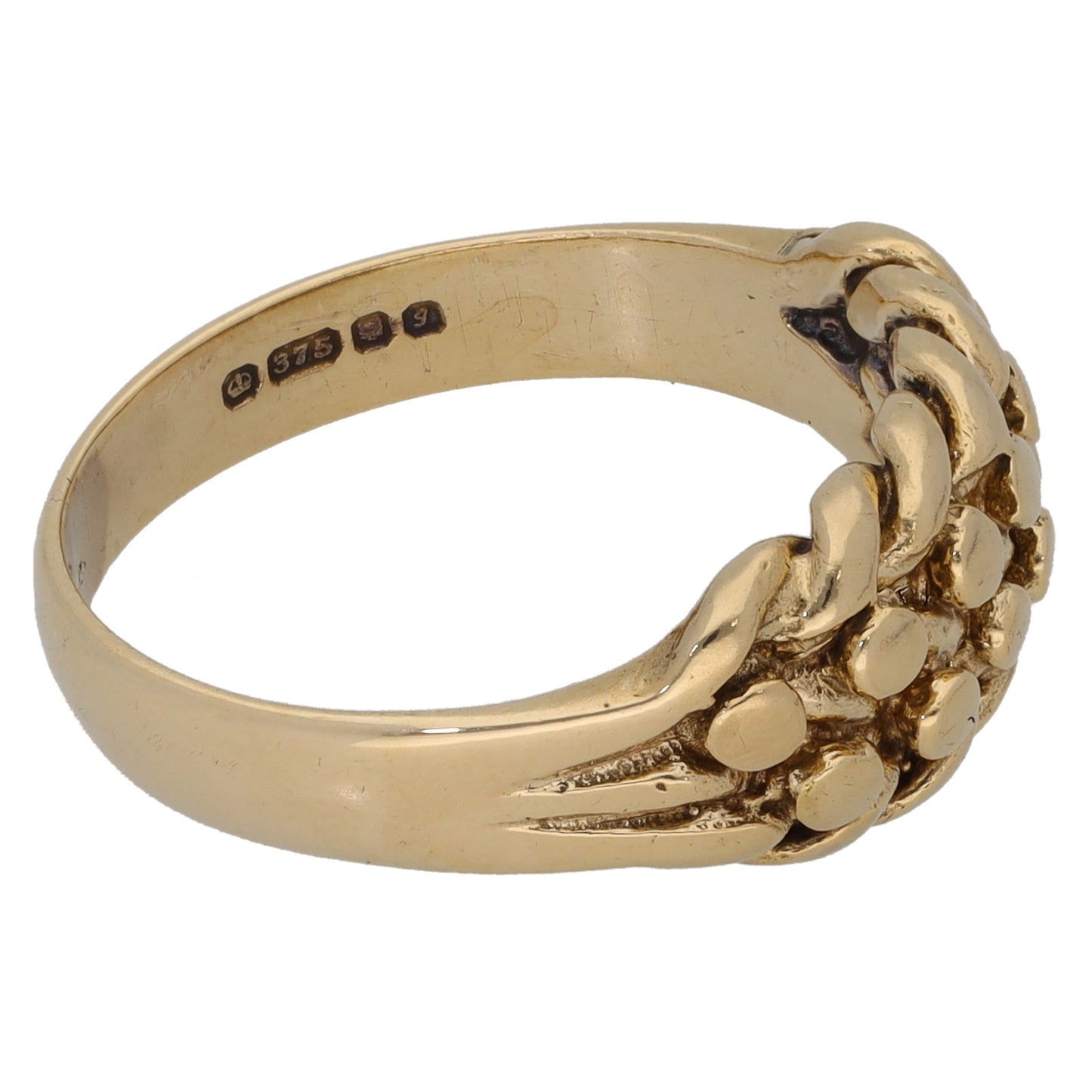 9ct Gold Keeper Ring Size N