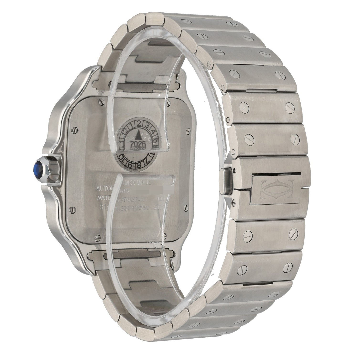 Cartier Santos WSSA0048 39.8mm Stainless Steel Watch