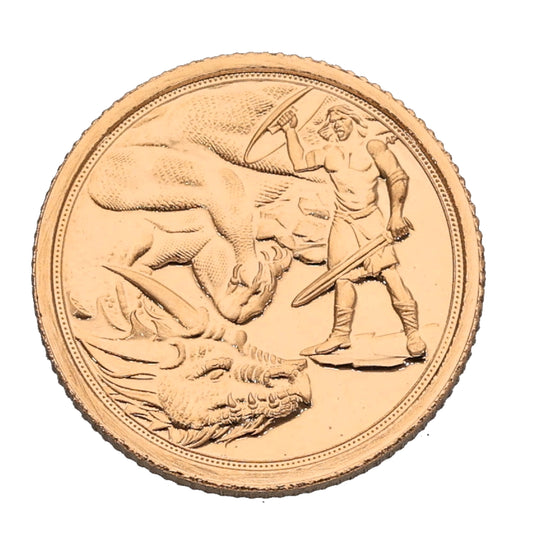 22ct Gold Queen Elizabeth II Quarter Sovereign Coin 2021