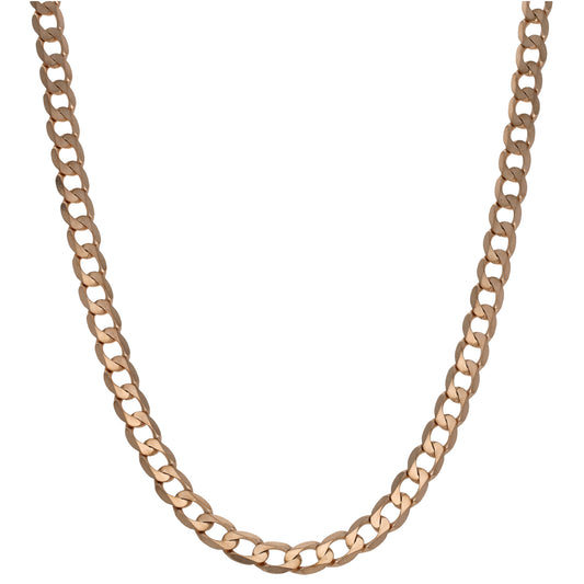 9ct Gold Curb Chain 30"